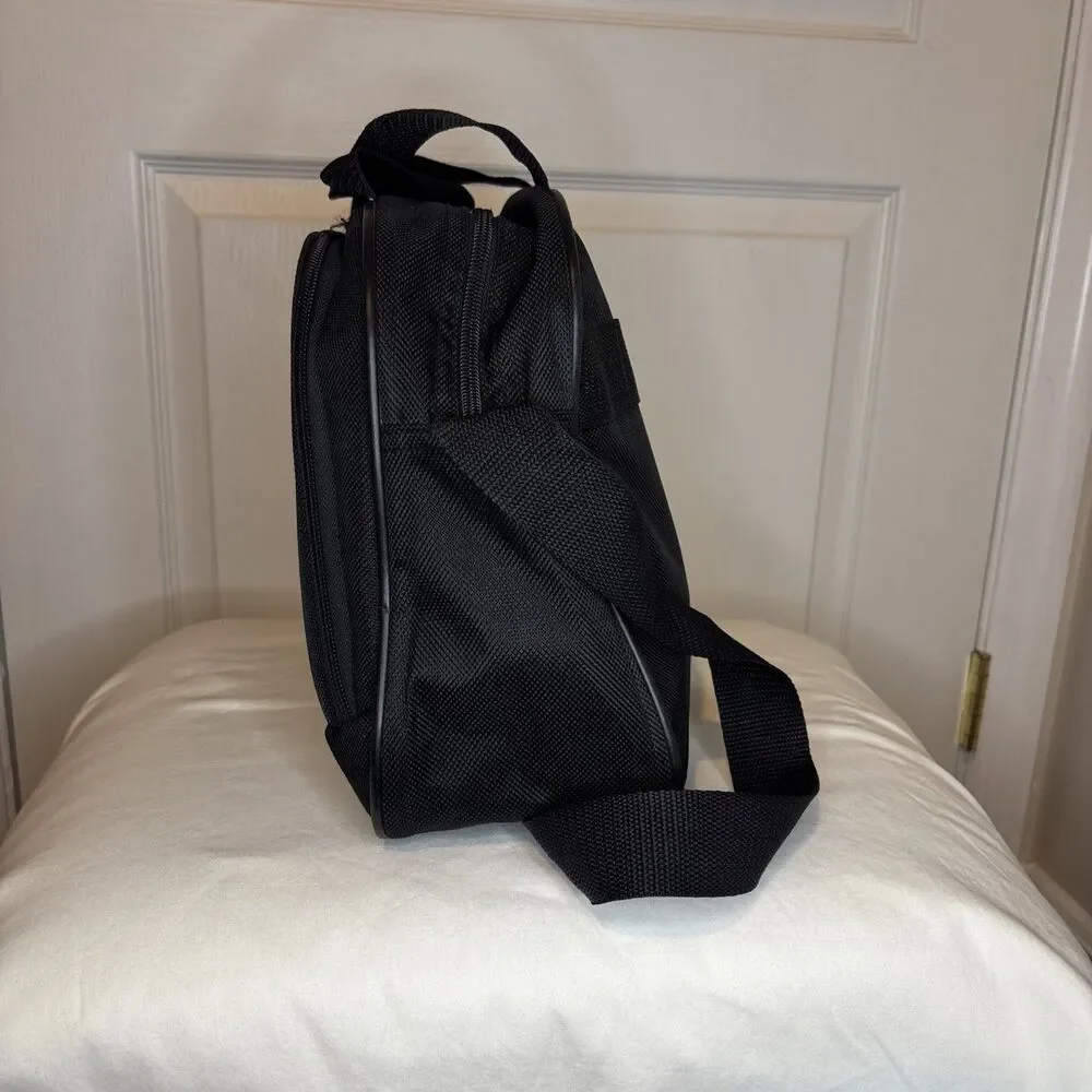 Atlantic Travel Bag Unisex Large Black Excellent Ballistic Nylon Carry On‎